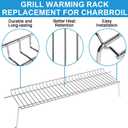 G458-0007-W1 Warming Rack Grill Parts for Charbroil 463439914 463437815 463436915 463436515 463436213 463436814 Warming Rack for Charbroil Grill Replacement Parts