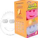 Scrub Daddy 6 Scrub Mommy Kitchen Sponges & 1 Daddy Caddy Sponge Holder - Scratch-Free for Dishes & Multipurpose Cleaning - BPA Free & Made with Polymer Foam - Stain & Odor Resistant