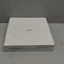 Gold Mirror Tray, Round Bathroom Countertop Gold Tray for Vanity, Tray for Dresser Decor, Perfume and Lotion Organizer (White, 7.48 in)