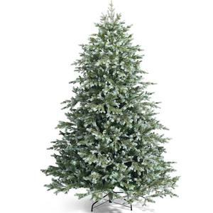 7-ft Full Artificial Christmas Tree with 1260 Branch Tips - Indoor/Outdoor Use - Green - Standard Size