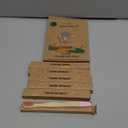 Kids Toothbrush Bamboo Toothbrushes 6 Pack - Organic Compostable Tooth Brush Wooden Baby Toddler Toothbrush, Eco-Friendly Natural Biodegradable Soft Bristle Toothbrush for Children