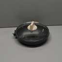 CAROTE Non Stick Frying Pan Skillet, Nonstick Granite Fry Pan with Glass Lid, Egg Pan Omelet Pans, Stone Cookware Chef's Pan, PFOA Free (Classic Granite, 10-Inch) (Black)