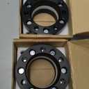 KAX 6x5.5 Wheel Spacers,1.5 inch 6 Lug Centric Wheel Spacers fit for Tacoma, FJ Crui-ser, 4Runner, Tundra with M12x1.5 Studs 108mm Hub Bore,4pcs (Black)