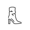 womens Benton boots, Black, 39cm