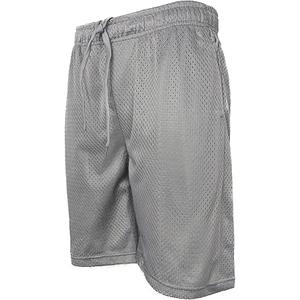 StyLeUp Men's Active Athletic Mesh Basketball Gym Shorts, Gray, M