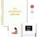 Lamare Pregnancy Journal for First Time Moms Hardcover Pregnancy Planner & Diary Pregnancy Gift for First Time Moms Keepsake with Prompts & Photo Slots