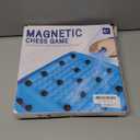 Magnet Game, Magnetic Games Chess, Board Games for Kids 6-8-12, Magnet Chess Kid Games, Family Board Games for Kid and Adults, Magnetic Game with 40 Pieces, Fun Birthday Gifts for Kids (Blue)