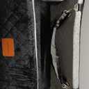 Dog Car Seat for Medium/Large Dogs, Memory Foam Pet Booster Seat for Under 55 lbs or 2 Small Dogs, Detachable Dog Car Bed for Backseat with 2 Safety Leashes and Pockets(Black/Grey, Large)