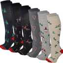 Women's Compression Socks Therapeutic Graduated (Pack of 6 Pairs)