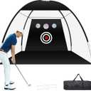Golf Net, 9x7FT Home Golf Hitting Net for Backyard Driving Chipping Swing Indoor Training Chipping Aid Nets, Gifts for Men Him Dad Golfers