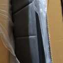 Twin Size Platform Bed Frame with LED Lights, Grey Upholstered Headboard with 2-Tier Storage Shelves, Charging Station, Noise Free, No Box Spring Needed, Easy Assembly