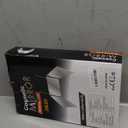 3 Way Mirror for Hair Cutting with LED, 360 Trifold with Height Adjustable Telescoping Hooks, and 5X Magnification, for Makeup and Styling (Black)