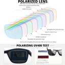 STORYCOAST Polarized Sunglasses for Men Women Classic Square Sports Fishing Running Golf Sun Glasses UV Protection