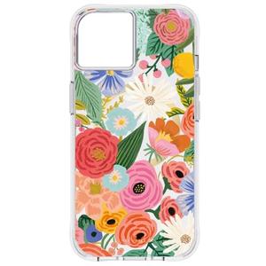Rifle Paper Co. iPhone 14 Plus Case [Compatible with MagSafe] [10ft Drop Protection] Cute iPhone Case 6.7" with Floral Pattern, Anti-Scratch Tech, Shockproof Material, Slim Fit - Garden Party Blush