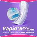 Always Discreet Adult Incontinence Pads for Women, Drier, 4 Drop Long Length, Moderate Absorbency, Pads for Bladder Control Management, Bladder Leaks, & Postpartum Pads, 54ct