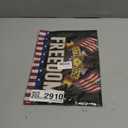 American Flag 2.4 X 4 Ft, Multipurpose Heavy Duty US Flag, 4 Brass Grommets Banner 250 Years of Independence Yard Sign Eagle Design 4th of July Double-Sided Waterproof Flag 12x18 Inch