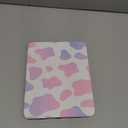 Feams for iPad (A16) 11th Generation 11 Inch 2025, iPad 10th Generation Case 10.9 Inch 2022, Slim iPad A16 Case Clear Back Cover with Pencil Holder & Auto Sleep, Pink Cow Print