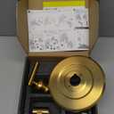 Replacement for Moen Gibson Posi-Temp Pressure-Balancing Valve Only Shower Faucet Trim Kit (Valve& Catridge Not Inclued), Volume and Temperature Control Level Handle (Brushed Gold)