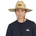 LIOOBO Wide Brim Sun Hat for Men, Casual Straw Beach Cap with Adjustable Strap, UV Protection Sunshade Hat for Outdoor Summer Vacation and Fishing, Size L (58-60cm) Multi