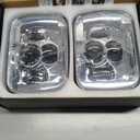 KASLIGHT H6054 LED Headlights,Pair Rectangular 5x7 7x6 LED Headlight Hi/Low Sealed Beam Replacement Headlamp Compatible with Jeep Wrangler YJ XJ Chevy Express Ford GMC Savana Toyota Pickup Truck Van