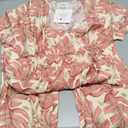 Women's Floral Jumpsuit Boho Jumpsuit Floating Short Sleeve V-Neck Elasticized Drawstring Jumpsuit with Pockets Small