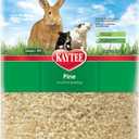 Kaytee Small Animal Pine Bedding For Pet Guinea Pigs, Rabbits, Hamsters, Gerbils, and Chinchillas, 52.4 Liter (Tan)