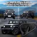 Front Bumper Grille for Jeep Wrangler Rubicon Sahara Sport JK 2007 2008 2009 2010 2011 2012 2013 2014 2015 2016 2017 2018 Replacement Front Grill, ABS Upper Hood Hollow Grille Part Car Radiator Guard