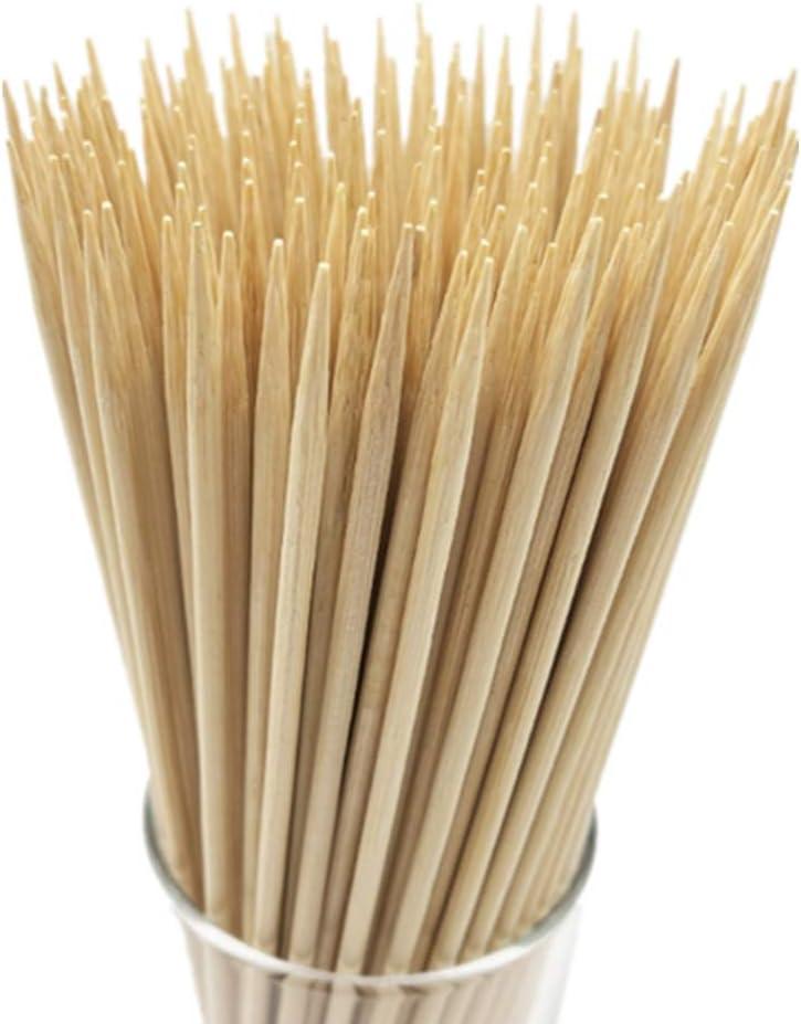 HOPELF 30" Natural Bamboo Skewers Sticks for MarshmallowsS'MoresBBQKabobGrillingBarbecueRoastingCamping.More Size Choices 6"/8"/10"/12"/14"/36"(100 PCS)