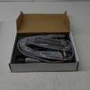 Brushed Nickel Pull Down Bathroom Faucet with Pop-up Drain, 8 inch Widespread Bathroom Faucet 3 Hole with Pull Down Sprayer 2 Modes, 8'' Brushed Nickel Bathroom Faucet with Supply Lines