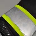 High visibility Class 2 Safety VestHi Vis Vest with 2 inch wide Reflective StripsConstruction vest for men (XX-Large, Black)