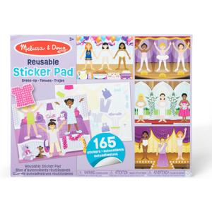 Melissa & Doug Reusable Sticker Pad | Activity Book for Children, Plane & Travel Activities for Kids | Age 3-5