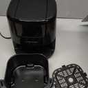 CHEFMAN 2 Qt Mini Air Fryer – Digital Space-Saving Compact Air Fryer with Nonstick and Dishwasher Safe Basket, Quick & Easy Meals in Minutes, Features Digital Timer and Shake Reminder – Black