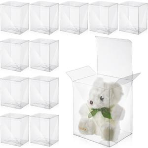 12 Pack Protectors Case Compatible with Funko Pop Figures 6 Inch Protector Clear Display Case Box Transparent Protectors with Locking Tab Recyclable Plastic for Figures Storage