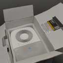 Evaporative Humidifier for Bedroom (No Mist)  Dishwasher Safe, No White Dust, Smart Remote with Sensor, Red Sleep Light, White Noise, Nursery Humidifier with 2.5L Tank, 2 Filters & Aroma Kit