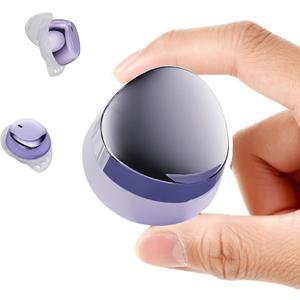 Xmenha Mini Invisible Sleep Earbuds for Side Sleepers, Wireless Bluetooth Sleeping Ear Buds Headphones Small Tiny Micro Noise Cancelling Earbuds for Small Ears Canals Women, Sleep Earphones, Purple