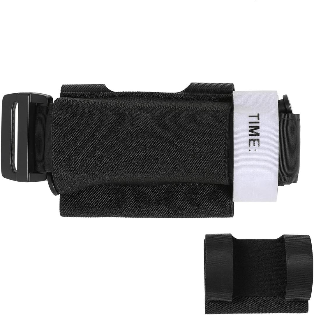 Belt/MOLLE Mounted Elastic Tourniquet Holder for Duty/Battle/Tactical Belt MOLLE Vest/Backpack/Panel Survival Accessories