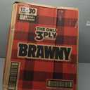 Brawny Tear-A-Square 3-Ply Paper Towels, 12 XL Family Rolls = 30 Regular Rolls, Strong, Absorbent, and Durable with 3 Sheet Sizes (Quarter, Half, Full)