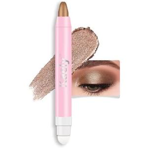HHLTOH 2-in-1 Cream Eyeshadow & Highlighter Stick, Waterproof Bronze Shimmer Eye Shadow Pencil for Women, Long-Lasting Pigmented Makeup, sombras para ojos 16
