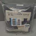 Couch Cushion Covers for Sectional Sofa L Shape Washable Separate Seat Chaise Couch Cover Stretch Sofa Slipcovers with 2 Pcs Pillowcases(3 Seater + 1 Chaise, Dark Grey)