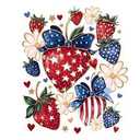 Lacama Cute Bow Spiral Notebook, Independence Day Patriotic Journal Gifts for Women, 4th of July Gifts for Women, She Love Jesus and America Too Cherry Spiral Notebook for School Office Supplies