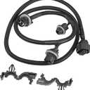 Driver Side Tail Lamp Wiring Harness for Chevrolet Silverado 1500 2014-2015 No.23141278 | Tail Light Socket Wire Harness 1 Set for GMC Sierra 2500 3500 HD 2015