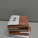 L LIKED Flat Coin Wrappers, 120 Assorted (60 Each of Pennies and Quarters), Striped Kraft Paper Coin Rolls, Pack 4