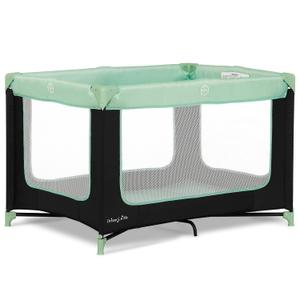 Dream On Me Zodiak Baby Playard, Breathable Mesh Sides, Soft Comfortable Mattress, Quick & Easy to Fold with Travel Carry Bag, Compact Space Saving Design - Mint