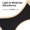 Absorbent Incontinence Underwear for Women Washable Urinary Leak Proof Brief Cotton 56 ML for Maternity Postpartum (Beige XL)