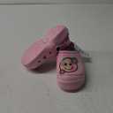 Smiley Face Size 3 Pink Children's Clogs Slip-on Slides Non-Slip Beach 12