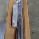 Modern Aluminum Handrail Grab Bar Kit, Adjustable Steel Brackets Included, Returns to Wall, Powder Coated Finish (Black, 12 Foot Handrail Set)