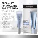 Neutrogena Rapid Wrinkle Repair Retinol Eye Cream for Dark Circles, Daily Anti-Aging Under Eye Cream with Retinol & Hyaluronic Acid to Fight Fine Lines, Wrinkles, & Dark Spots, 0.5 fl. oz