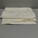 Rectangle Cloth-Like White Napkins with Gold Border, 12 Pack Fancy Paper Napkins, 22" x 22" Disposable Dinner Napkins - Decorative Party Napkins for Weddings, Dinners, Upscale Parties & Events