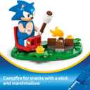 LEGO Sonic The Hedgehog : Sonics Campfire Clash, Collectible Gaming Toy for Kids and Video Game Fans, Fun Buildable Playset for Boys and Girls Aged 7 and Up 77001