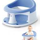 Baby Bath Seat for Babies 6 Months & Up, Bath Seats for Babies Sitting Up, Open Design, Non-Slip, Compact Toddler Bath Seat.